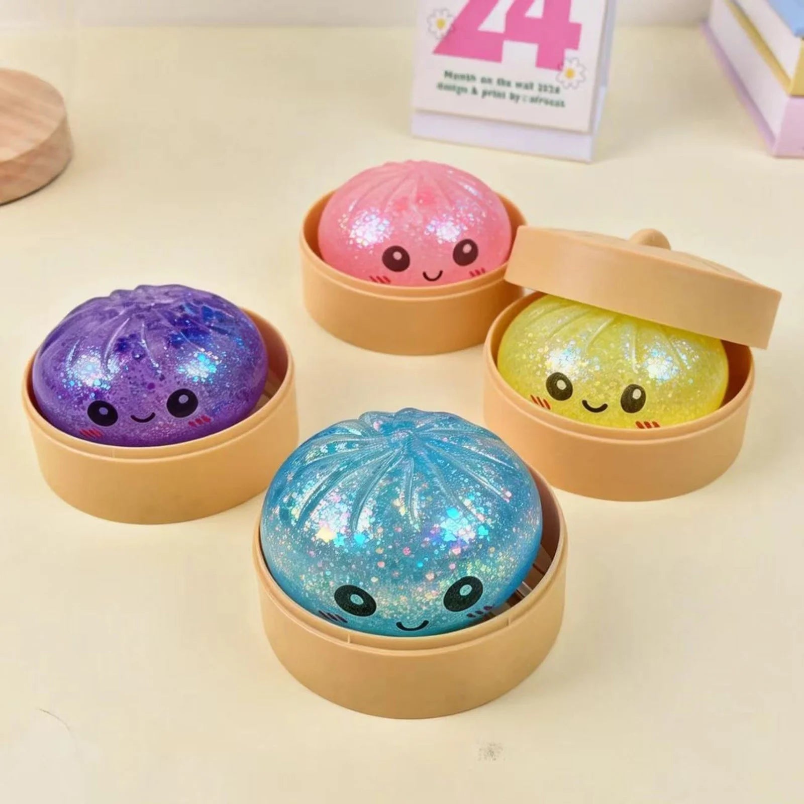 Glitter Dumpling Squishy