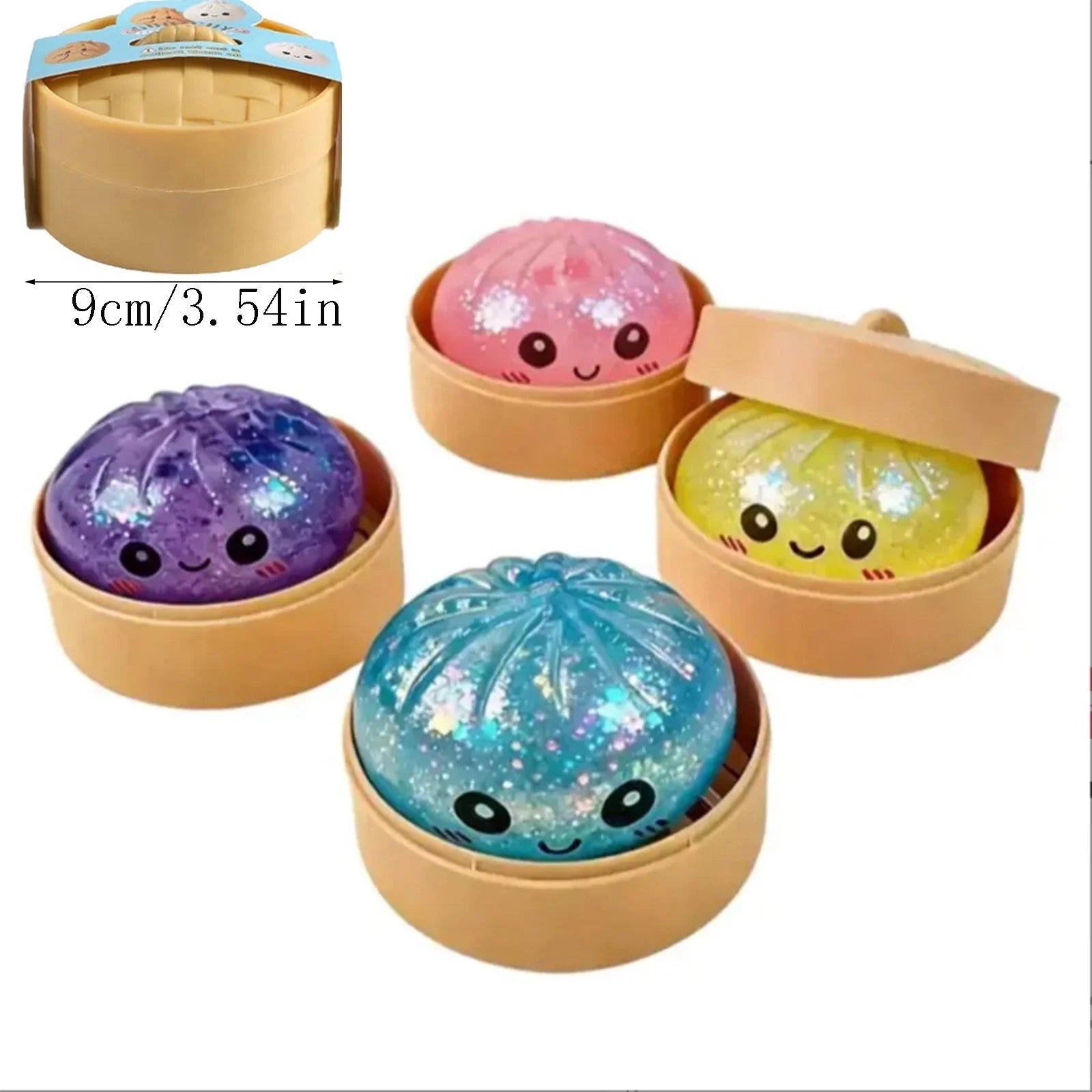 Glitter Dumpling Squishy